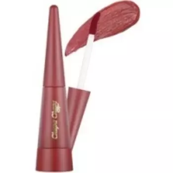 Chupa Chups Velvet Lip Tint Wannabe Rose - Вельветовый тинт со стойким пигментом, Теплый бордово-красный, 5,5 гр