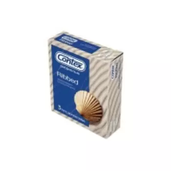 Contex Ribbed - Презервативы ребристые №3, 3 шт
