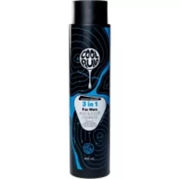 Cool Rule Hair - Средство 3в1 для мужчин "Северный муссон": гель для душа, шампунь и кондиционер против перхоти, 400 мл