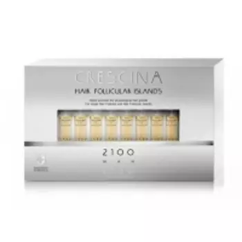 Crescina Follicular Islands - Лосьон для стимуляции роста волос для мужчин 2100 №40, 40 шт
