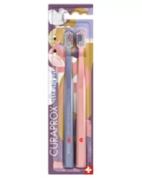Curaprox - Набор ультрамягких зубных щеток Duo Love, 2 шт