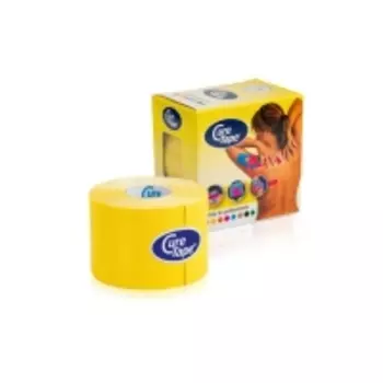 Cure Tape Classic - Тейп, хлопок 5 см * 5 м, жёлтый, 1 шт