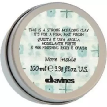 Davines More Inside Strong Moulding Clay - Глина моделирующая для стойкого матового финиша, 75 мл
