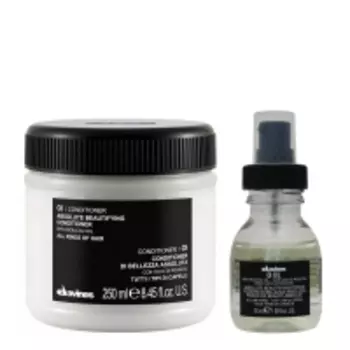 Davines - Набор для красоты волос: кондиционер 250 мл + масло 50 мл