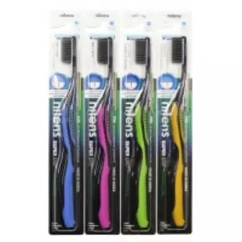 Dental Care - Зубная щетка с древесным углем и сверхтонкой двойной щетиной, 1 шт