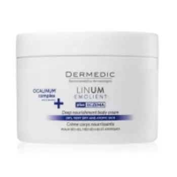 Dermedic Linum emollient - Питательный крем для тела, 225 г