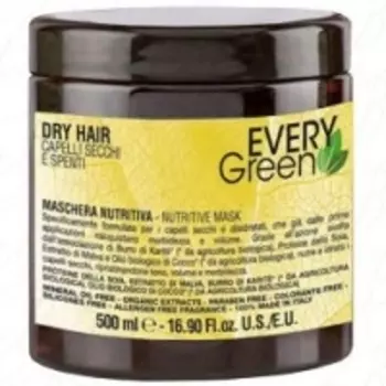 Dikson Every Green Dry Hair Mashera Nutriente - Маска для сухих волос, 500 мл