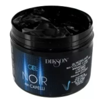 Dikson Noir Gel Per Capelli - Моделирующий гель, возвращает седым волосам цвет, 500 мл