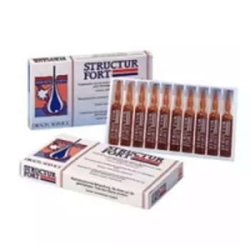 Dikson Structur Fort - Средство мгновенного действия для восстановления безжизненных, посеченных и ослабленных волос в ампулах 10*12 мл