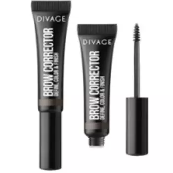 Divage Brow Corrector - Мусс для бровей, тон № 01, темно-серый, 10 мл