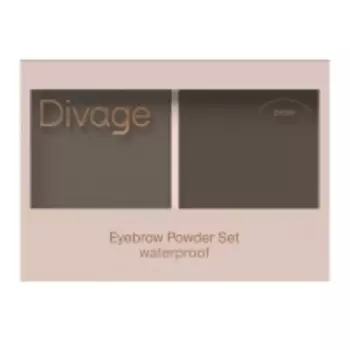Divage - Набор теней для бровей Waterproof Brow Powder Set тон 01