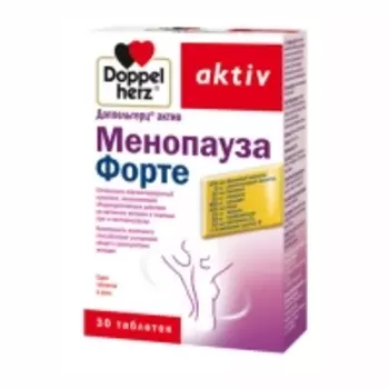 Doppelherz - Менопауза форте, 30 таблеток