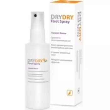 Dry-Dry Foot Spray - Спрей от потовыделения ног, 100 мл