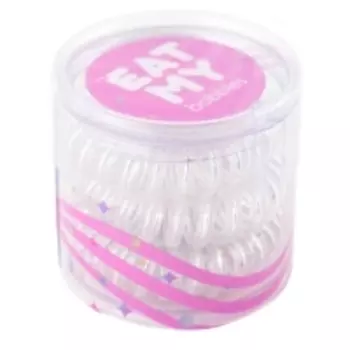 Eat My - Резинка для волос "Леденец с содовой" мини упаковка, 3 шт