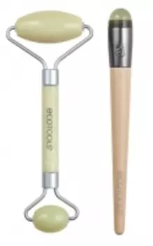 Eco Tools Jade Roller Duo - Набор нефритовых роллеров для лица, 2 шт