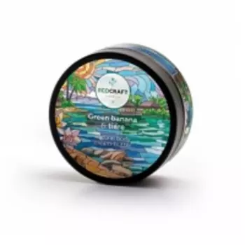 EcoCraft - Крем-масло для тела, Зеленый банан и тиаре, 150мл