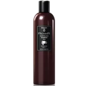 Egomania Richair Shampoo Silver Blond - Оттеночный шампунь для платиновых оттенков блонд с кератином, 400 мл