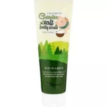 Elizavecca Greentea salt Body Scrub - Скраб для тела с экстрактом зеленого чая, 300 г