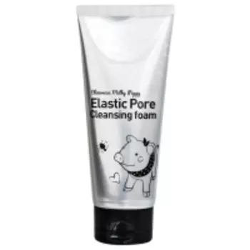 Elizavecca Milky Piggy Elastic Pore Cleansing Foam - Пенка-маска с древесным углем для очищения и сужения пор, 120 мл