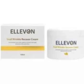 Ellevon Snail Cream - Крем для лица антивозрастной с экстрактом улитки, 100 мл