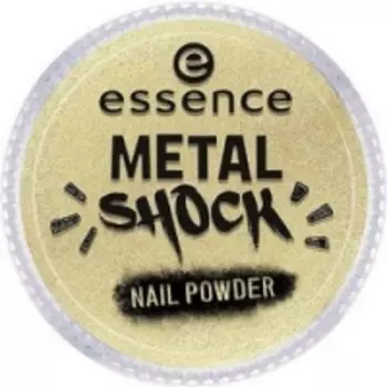 essence B-To-B Metal Shock Nail Powder - Эффектная пудра для ногтей, золотой тон 04
