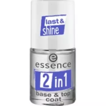 essence The Gel Nail Polish Base &amp; Top Coat - Базовое и верхнее покрытие под лак, 2в1