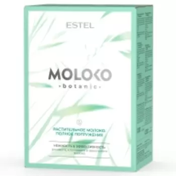 Estel - Подарочный набор "Растительное молоко. Полное погружение": крем-шампунь 250 мл + спрей 200 мл + маска-йогурт 300 мл + гель 200 мл