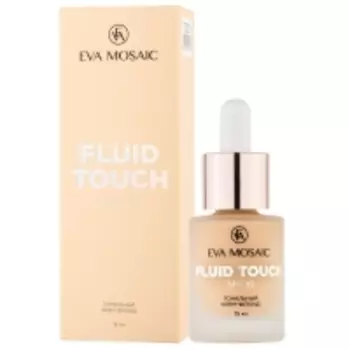 Eva Mosaic - Тональный крем-флюид Fluid Touch SPF10, 03 Светло-розовый, 15 мл