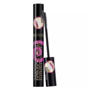 Eveline Cosmetics - Тушь для ресниц экстремальный объем и удлинение Extension Volume Professional Carbon Black, 10 мл
