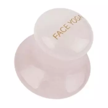 Face Yoga - Массажер-грибок из розового кварца, 1 шт