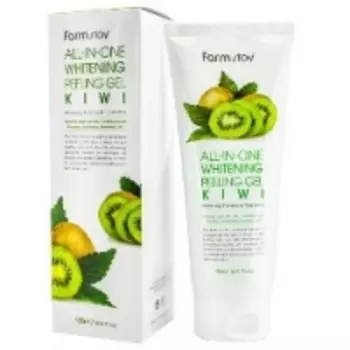 FarmStay All-In-One Whitening Peeling Gel Kiwi - Пилинг-гель с экстрактом киви, 180 мл
