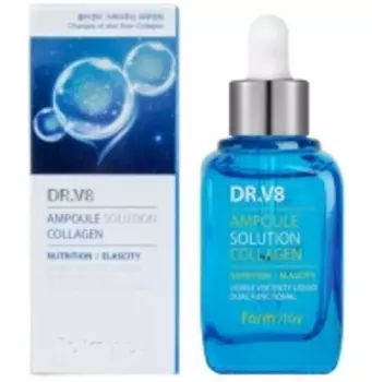 FarmStay Ampoule SoluTion Collagen - Сыворотка ампульная с коллагеном, 30 мл