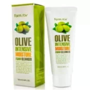 FarmStay Olive Intensive Moisture Foam Cleanser - Пенка очищающая с экстрактом оливы увлажняющая, 100 мл