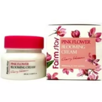 FarmStay Pink Flower Cherry - Крем для лица с экстрактом цветов вишни, 100 мл