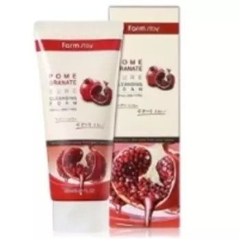 FarmStay Pomegranate Pure Cleansing Foam - Пенка очищающая с экстрактом граната, 180 мл