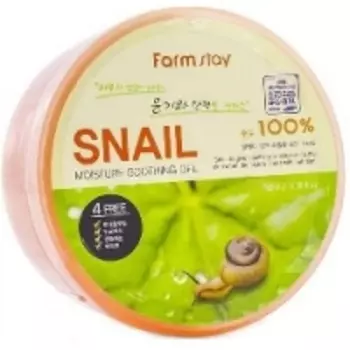 FarmStay Snail Moisture Soothing Gel - Многофункциональный смягчающий гель с экстрактом улитки, 300 мл