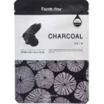 FarmStay Visible Difference Charcoal - Тканевая маска с углем, 23 мл