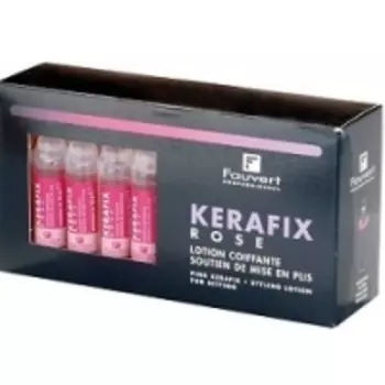 Fauvert Professionnel Kerafix Bleu - Розовый Лосьон для укладки локонов, 30х10 мл