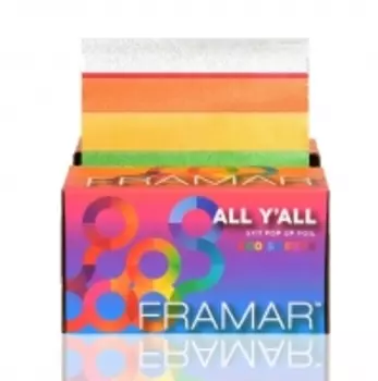 Framar - Вытяжная фольга с тиснением "Цвета радуги", 500 листов