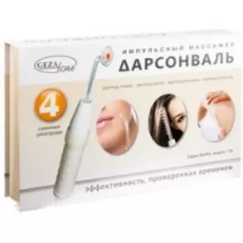 Gezatone Biolift4 118 - Импульсный массажер с 4-мя сменными насадками