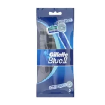 Gillette BlueII - Одноразовая бритва, 5 шт