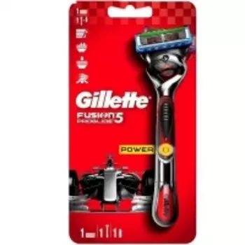 Gillette Fusion Power - Бритвенный станок + сменная кассета №1 + элемент питания 1 шт