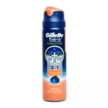 Gillette Fusion ProGlide Sensitive - Гель для бритья Gillette 2 в 1 Active Sport, 170 мл