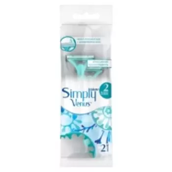 Gillette Simply Venus 2 - Станок Gillette, женский одноразовый, 2 шт