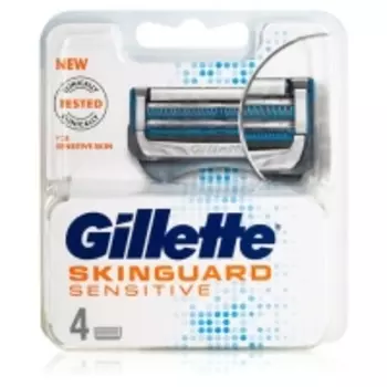 Gillette SkinGuard Sensitive - Кассеты сменные для бритья, 4 шт