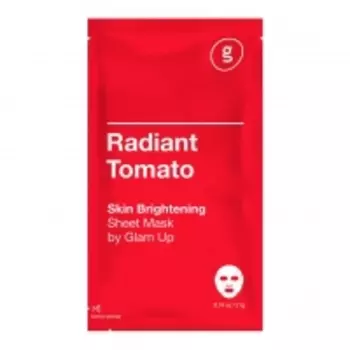 Glam Up - Тканевая маска с экстрактом томата для сияния кожи, 21 г