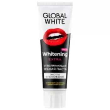 Global White Extra Whitening - Отбеливающая зубная паста, 100 г