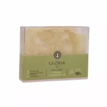 Gloria Home SPA - Мыло с люфой Клевер и травяной чай, 100 г