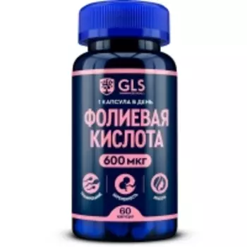 GLS - Фолиевая кислота, 60 капсул