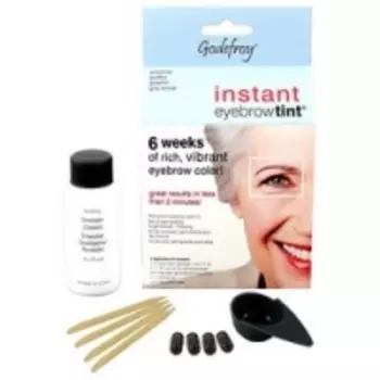 Godefroy Eyebrow Tint Graphite - Краска-хна в капсулах для бровей, тон графит, 15 шт